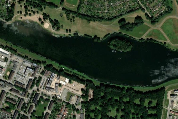 Immagine satellitare dei dintorni di Werdersee (Bremen)