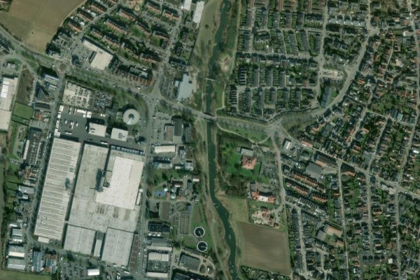 Immagine satellitare dei dintorni di Nidda (Karben)