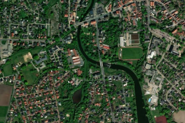 Immagine satellitare dei dintorni di Dinkel (Neuenhaus)