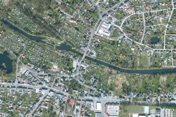 Immagine satellitare dei dintorni di Finowkanal (Finow)