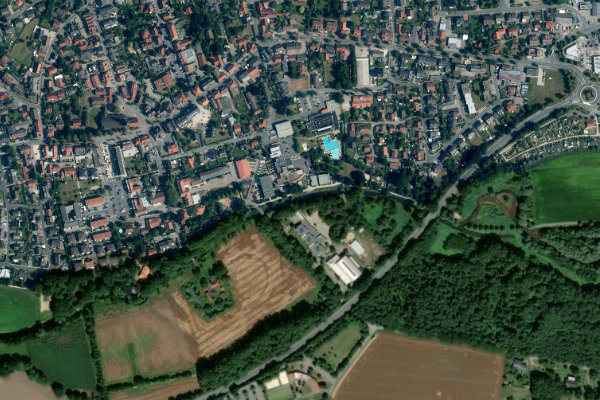 Immagine satellitare dei dintorni di Bever (Ostbevern)