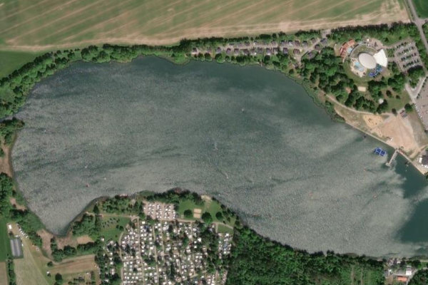 Immagine satellitare dei dintorni di Stausee Hohenfelden