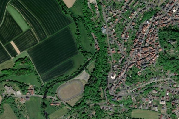 Immagine satellitare dei dintorni di Ohm (Homberg/Ohm)
