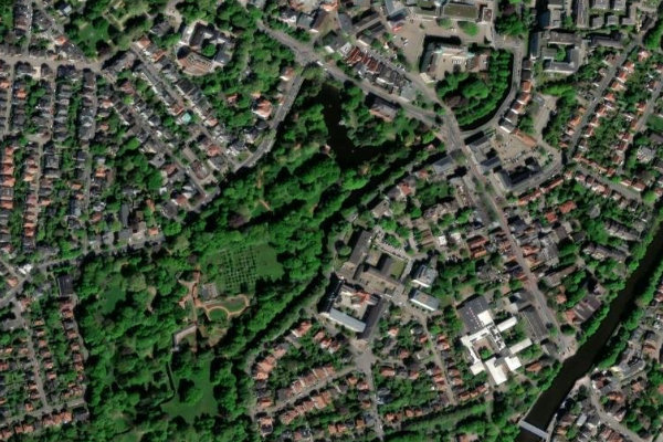 Immagine satellitare dei dintorni di Mühlenhunte (Oldenburg)