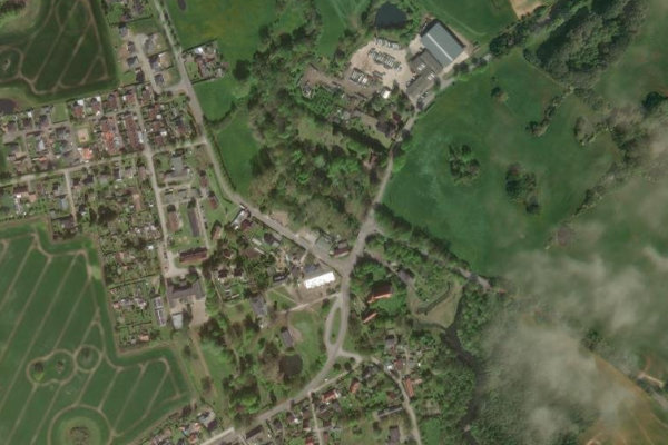 Immagine satellitare dei dintorni di Stepenitz (Mühlen Eichsen)