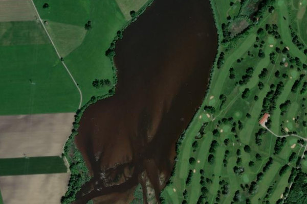 Immagine satellitare dei dintorni di Schlingener See