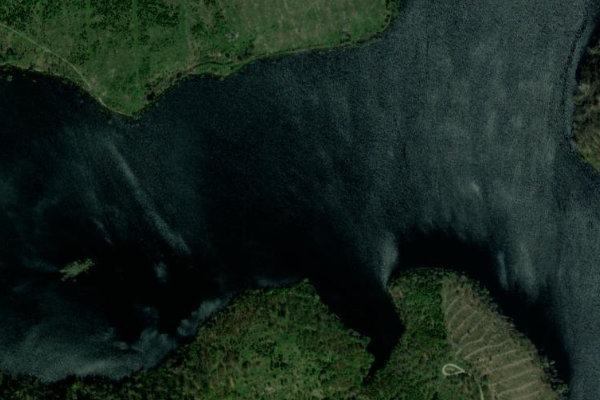 Immagine satellitare dei dintorni di Rappbodetalsperre