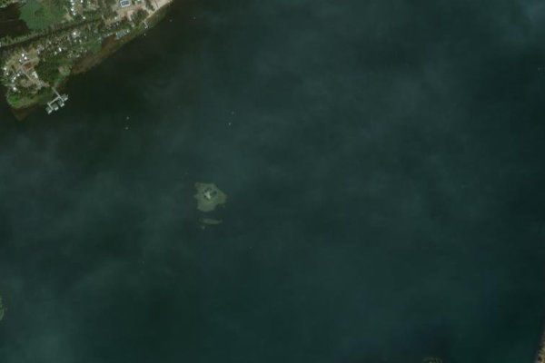 Immagine satellitare dei dintorni di Bergwitzsee