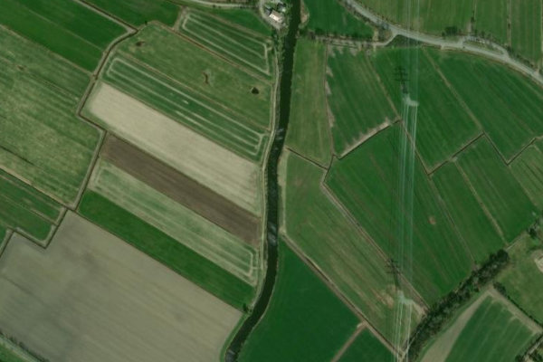 Immagine satellitare dei dintorni di Broklandsau
