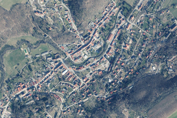 Immagine satellitare dei dintorni di Wipper (Wippra)