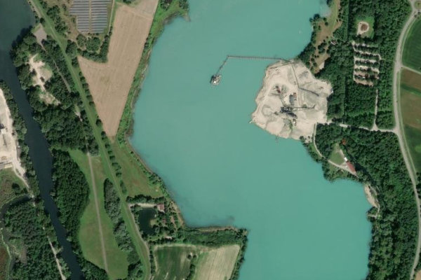 Immagine satellitare dei dintorni di Sämannsee