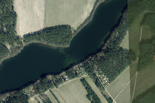 Immagine satellitare dei dintorni di Rochowsee