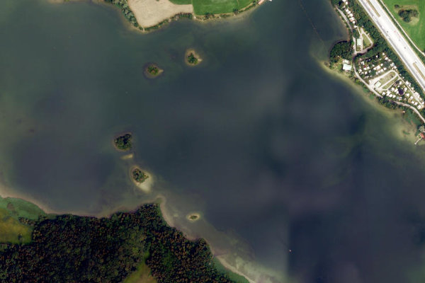 Immagine satellitare dei dintorni di Seehamer See