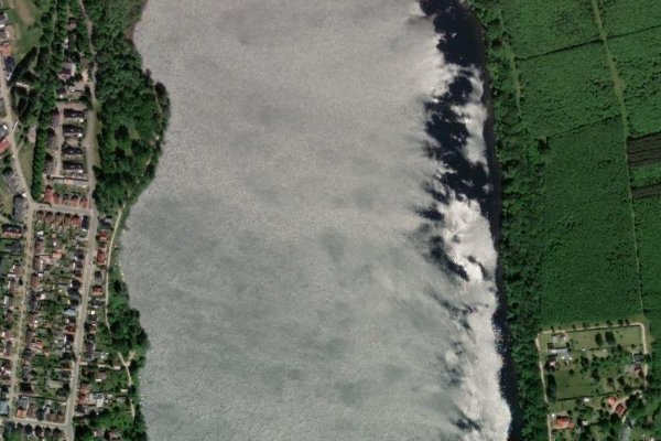 Immagine satellitare dei dintorni di Tiefwarensee