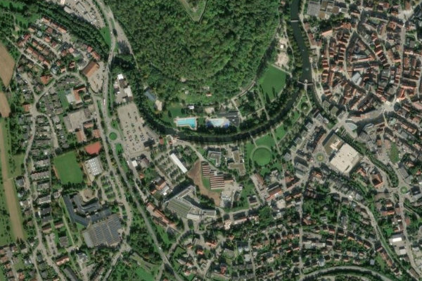 Immagine satellitare dei dintorni di Nagold