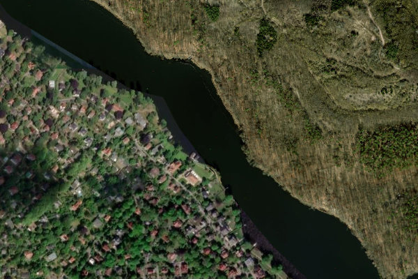 Immagine satellitare dei dintorni di Griebnitzsee