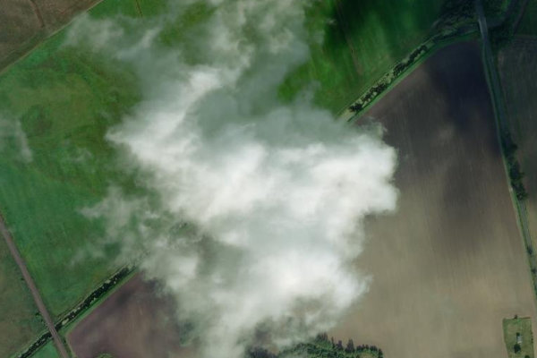 Immagine satellitare dei dintorni di Zarow (Ferdinandshof)