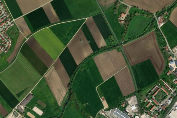 Immagine satellitare dei dintorni di Eger (Nördlingen)