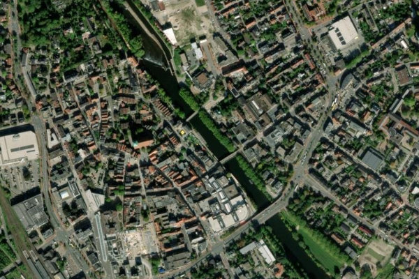 Immagine satellitare dei dintorni di Ems (Rheine)