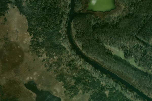 Immagine satellitare dei dintorni di Kremmener Rhin