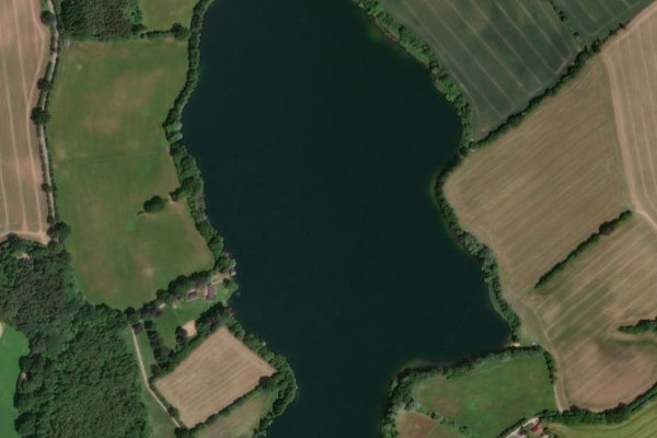 Immagine satellitare dei dintorni di Grebiner See