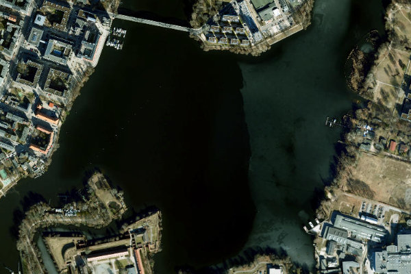 Immagine satellitare dei dintorni di Spandauer See