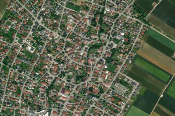 Immagine satellitare dei dintorni di Singold (Wehringen)