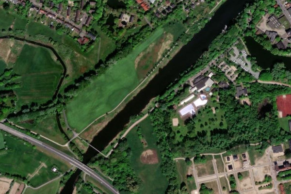 Immagine satellitare dei dintorni di Eider (Rendsburg)