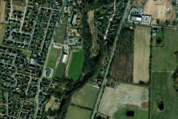 Immagine satellitare dei dintorni di Treene (Oeversee)