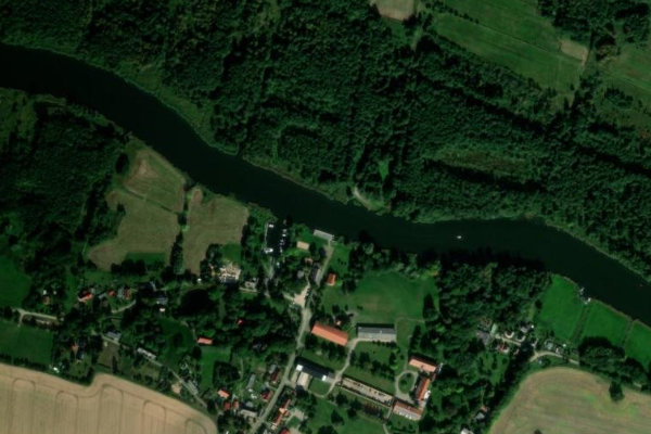 Immagine satellitare dei dintorni di Peene (Stolpe)