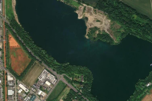 Immagine satellitare dei dintorni di Pulheimer See