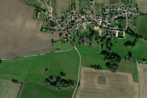 Immagine satellitare dei dintorni di Fuhne (Wieskau)
