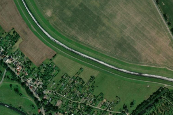 Immagine satellitare dei dintorni di Löcknitz (Dömitz)