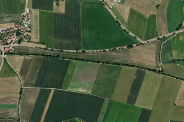 Immagine satellitare dei dintorni di Maisach (Bergkirchen)