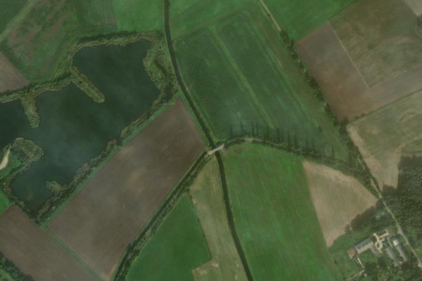 Immagine satellitare dei dintorni di Krainke (Stixe)