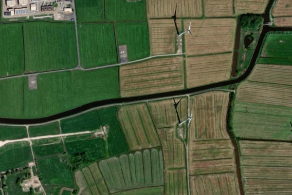 Immagine satellitare dei dintorni di Nüttermoorer Sieltief
