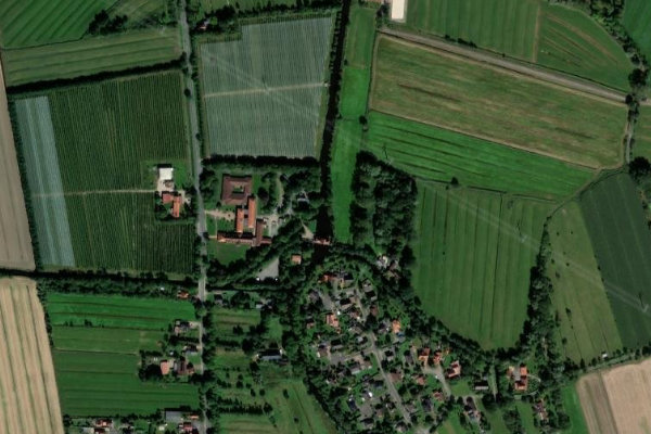 Immagine satellitare dei dintorni di Medem (Ihlienworth)