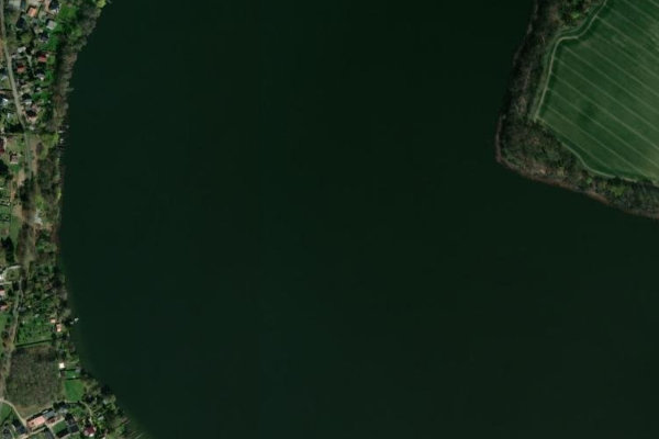 Immagine satellitare dei dintorni di Ruppiner See
