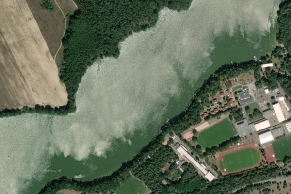 Immagine satellitare dei dintorni di Liebenberger See