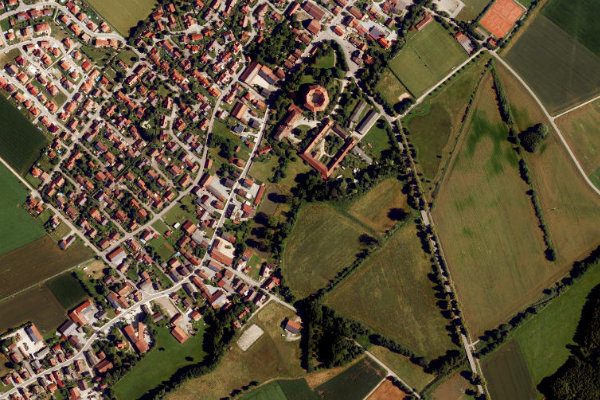 Immagine satellitare dei dintorni di Große Laber (Sünching)