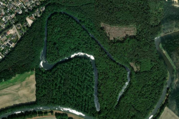 Immagine satellitare dei dintorni di Hasealtarm Rhien