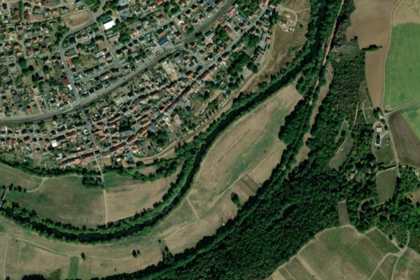 Immagine satellitare dei dintorni di Nahe (Norheim)