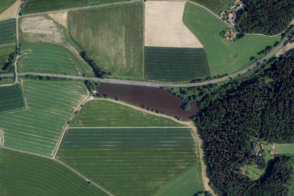 Immagine satellitare dei dintorni di Rechenweiher