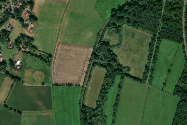 Immagine satellitare dei dintorni di Große Aue (Rahden)