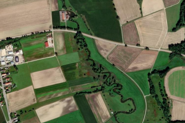 Immagine satellitare dei dintorni di Zusam (Unterschöneberg)