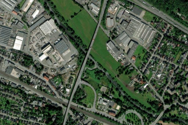 Immagine satellitare dei dintorni di Ruhr (Hüsten)