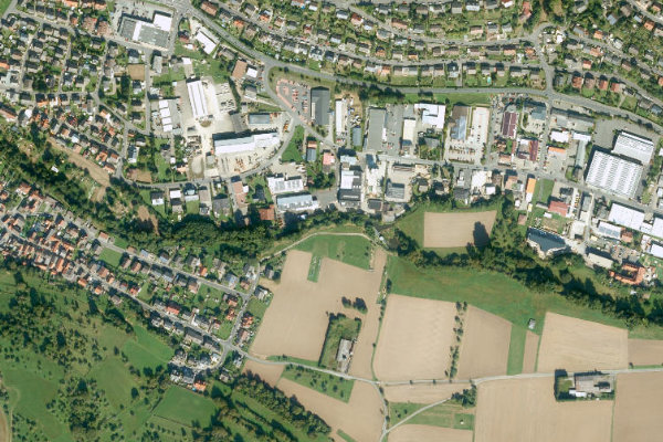 Immagine satellitare dei dintorni di Mümling (Obernburg)