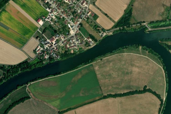 Immagine satellitare dei dintorni di Saône (Écuelles)