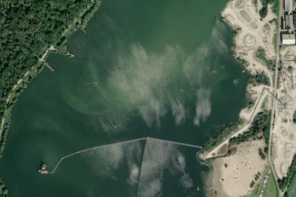 Immagine satellitare dei dintorni di Kiesteiche Epple (Seltz)