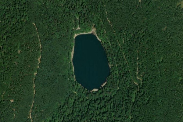 Immagine satellitare dei dintorni di Lac du Ballon